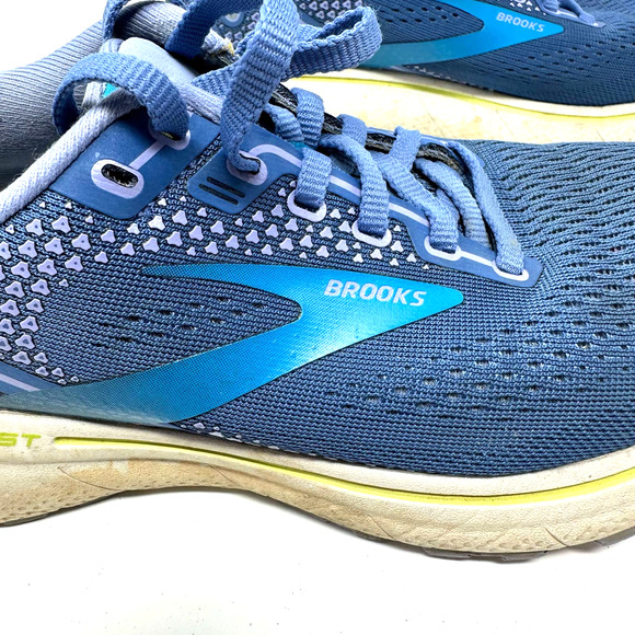 Brooks Ghost 14 womens size 7.5 B 1203561B456 12829 Blue ocean running sneakers - Picture 6 of 11